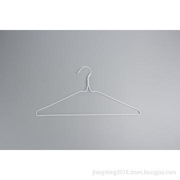 White Plastic Coated Wire Hanger